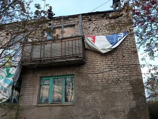 Жители Елховки в шоке от ремонта их аварийного дома
